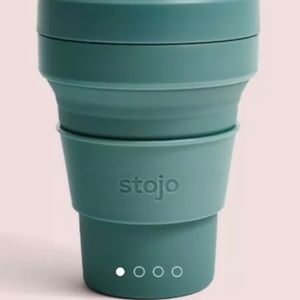 Stojo Collapsible Cup Teal- 16 oz- New